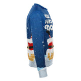 This Santa Loves To Go Down Sweatshirt - Funny Christmas Ugly Sweater-Funny all-over-printed unisex cotton/poly blend sweatshirt. The brushed fleece on the inside will make this your most comfy sweatshirt ever! Each panel is individually printed, cut and sewn to ensure a flawless graphic with no imperfections. • 20% cotton, 75% polyester, 5% spandex • Soft cotton handfeel fabric surface • Brushed fleece fabric on the inside • High definition printing colours • Design will never peel, flake or crack Free Shi