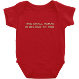 -High quality Rabbit Skins infant snap bodysuit. Solid colors are 100% combed ringspun cotton, heather colors are 90/10 combed ringspun cotton and polyester. Double-needle ribbed bindings, 3 snap closure. Shipped from the USA. Funny one piece unisex baby snapsuit creeper crawler dogs doggie puppy woof you-Red-NB-