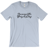 -Soft, comfortable mens/unisex Airlume combed and ring-spun cotton tee. Made-to-order and shipped from the USA. Funny dirty naughty my little pogchamp pegging meme peg sex sexual male anal stimulation pleasure bottoming bottom kinky feminization sissification public humiliation fetish kink humor ass butt stuff gag gift-Light Blue-Small (S)-