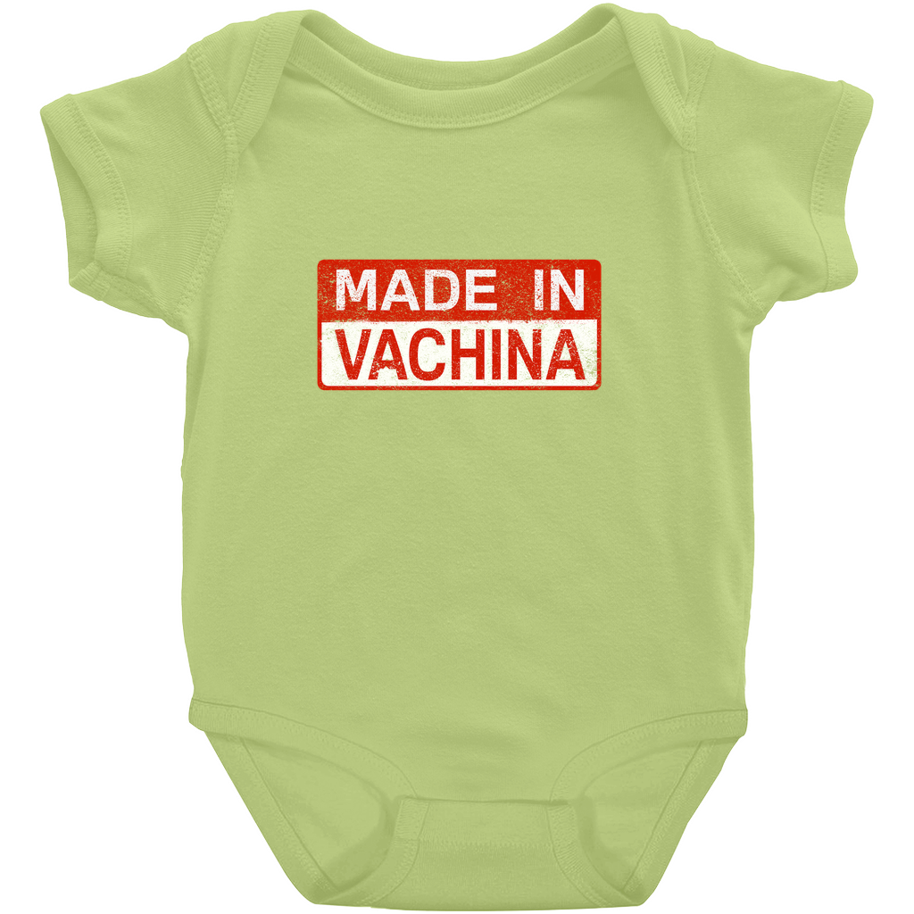 -High quality Rabbit Skins infant snap bodysuit. Solid colors are 100% combed ringspun cotton, heather colors are 90/10 combed ringspun cotton and polyester. Double-needle ribbed bindings, 3 snap closure. Shipped from the USA. Funny one piece unisex baby snapsuit creeper crawler -Key Lime-NB-