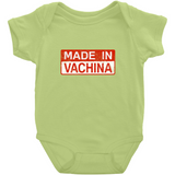 -High quality Rabbit Skins infant snap bodysuit. Solid colors are 100% combed ringspun cotton, heather colors are 90/10 combed ringspun cotton and polyester. Double-needle ribbed bindings, 3 snap closure. Shipped from the USA. Funny one piece unisex baby snapsuit creeper crawler -Key Lime-NB-