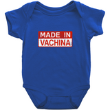 -High quality Rabbit Skins infant snap bodysuit. Solid colors are 100% combed ringspun cotton, heather colors are 90/10 combed ringspun cotton and polyester. Double-needle ribbed bindings, 3 snap closure. Shipped from the USA. Funny one piece unisex baby snapsuit creeper crawler -Royal-NB-
