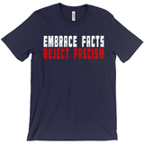 -Airlume combed and ring-spun cotton Unisex t-shirt. Made-to-order & shipped from the USA. American democracy resist united anti-fascist antifa protest authoritarian GOP democrat republican independent science facts matter trump desantis florida united states save education womens rights transgender reproductive vote-Unisex-XS-Navy-