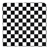 Black and White Checkered Square Throw Pillows and Pillow Covers-Double-sided, square spun polyester pillow or pillowcase in your choice of color and size.This item is made-to-order and typically ships in 3-5 business days from within the US. Diagonal black and white zig-zag lines on high quality throw pillow. Tense and surreal optical art pattern. Fun and unique gothic halloween home decor.-Cover only-no insert-14x14 inch-