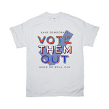 -Comfortable and durable mens / unisex style classic fit t-shirt. Soft 100% cotton, crew neck & short sleeves. These shirts are made-to-order and ship from the USA. Resist United voting rights equality 2022 midterm 2024 election anti-fascist stop fascism antifa womens abortion constitution LGBTQ BLM America march protest-White-S-