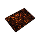 Hot Lava Doormat, Free Shipping - Volcano Magma Tropical Tiki Dinosaur-High quality 23.6 x 15.7in (60x40cm) doormat / floor mat. Professionally printed, durable & colorfast polyester top with non-slip. Indoor / outdoor use. Free Shipping Worldwide. Unique Hot Lava burning volcanic magma doormat. Realistic, bright bold fire pattern. Great tropical, tiki or prehistoric dinosaur decor gift.-
