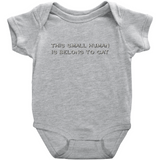 -High quality Rabbit Skins infant snap bodysuit. Solid colors are 100% combed ringspun cotton, heather colors are 90/10 combed ringspun cotton and polyester. Double-needle ribbed bindings, 3 snap closure. Shipped from USA. Funny one piece unisex baby snapsuit creeper crawler cats kittens kitty meow purrsonal property-Heather-6M-