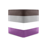 -Faux leather bifold wallet with printed Calico Jack Jolly Roger design on either side. Interior features 4 card slots, windowed ID slot and 2 large currency pockets. Measures roughly 3.93"x4.72" folded / 7.87x4.72in unfolded. Free shipping. Asexual LGBTQ LGBTQIA LGBTQX Ace Pride Equality Visibility Gift -