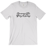 -Soft, comfortable mens/unisex Airlume combed and ring-spun cotton tee. Made-to-order and shipped from the USA. Funny dirty naughty my little pogchamp pegging meme peg sex sexual male anal stimulation pleasure bottoming bottom kinky feminization sissification public humiliation fetish kink humor ass butt stuff gag gift-Silver-Extra Small (XS)-
