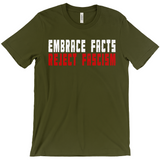 -Airlume combed and ring-spun cotton Unisex t-shirt. Made-to-order & shipped from the USA. American democracy resist united anti-fascist antifa protest authoritarian GOP democrat republican independent science facts matter trump desantis florida united states save education womens rights transgender reproductive vote-Unisex-XS-Olive-