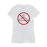 -We will not go back! High quality. Bella+Canvas brand 'Favorite Tee' shirt. Slim fit, longer length & crew neck. Airlume combed ring-spun cotton and poly blend options. SCROTUS Roe v Wade Women's Rights Reproductive Equality feminist protest RESIST Persist Bans Off Our Bodies My Body My Choice Pro-Choice Health Care-White-S-