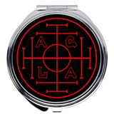 -Round-Black and Red-