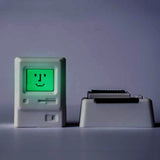 Apple II Shaped Light Up MX Keycap for Mechanical Keyboards-A mechanical keyboard key cap set modeled to look like a miniature Apple II computer with illuminated screen and 5 interchangeable designs. A fun, unique way to celebrate the classic that paved the way for it all! Free shipping. Mac Macintosh Cute Funny Retro Vintage Computer ESC Tab Novelty Nostalgia Old School Geek-