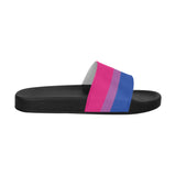 -High quality slip-on sandals constructed of lightweight, durable, soft and comfortable PVC. These sandals are made-to-order. Free shipping from abroad. LGBTQ LGBTQIA LGBTX Bi Bisexual Pride Equality Flip Flops Footwear Shoes Summer Beach Fashion Rights Equality March Parade Protest unisex nonbinary mens women youth-