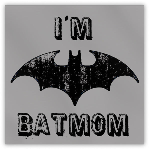 Bat-Mom Magnet-Mylar Coated 2" Tin Plated Steel Fridge Magnet. This item is made-to-order and typically ships in 2-3 Business Days from within the USA. funny bat mom superhero mother metal magnet refrigerator freezer mother's day holiday birthday gift batman fan stocking stuffer batmom-