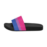 -High quality slip-on sandals constructed of lightweight, durable, soft and comfortable PVC. These sandals are made-to-order. Free shipping from abroad. LGBTQ LGBTQIA LGBTX Bi Bisexual Pride Equality Flip Flops Footwear Shoes Summer Beach Fashion Rights Equality March Parade Protest unisex nonbinary mens women youth-