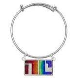 Bitch Planet NON-COMPLIANT Emblem Bracelet-The NC was intended to humiliate and isolate those who defy the patriarchal overlords but the strong & brave see it as a warrior's battle scar, a symbol of pride and power. Hand enameled sterling silver or bronze, USA Handmade. Genuine, official Bitch Planet jewelry. Feminist non-conforming Smash The Patriarchy -