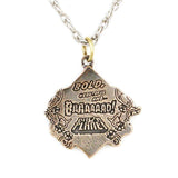 -A celebration of size & attitude. The pendant features Penny Rolle's tattoo of two rearing elephants flanking the words "BORN BIG" with "Bold, Beautiful and BAAAAAAD" on the reverse. Officially licensed. Made in the USA. Image Comics Kelly Sue DeConnick Valentine DeLandro Feminist LGBTQ LGBTQIA Pride Body Positivity-