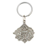 -A celebration of size & attitude. The pendant features Penny Rolle's tattoo of two rearing elephants flanking the words "BORN BIG" with "Bold, Beautiful and BAAAAAAD" on the reverse. Officially licensed. Made in the USA. Image Comics Kelly Sue DeConnick Valentine DeLandro Feminist LGBTQ LGBTQIA Pride Body Positivity-Keychain-Sterling Silver-