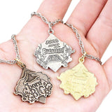 -A celebration of size & attitude. The pendant features Penny Rolle's tattoo of two rearing elephants flanking the words "BORN BIG" with "Bold, Beautiful and BAAAAAAD" on the reverse. Officially licensed. Made in the USA. Image Comics Kelly Sue DeConnick Valentine DeLandro Feminist LGBTQ LGBTQIA Pride Body Positivity-