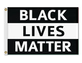 Black Lives Matter Flags - 2x1 3x2 5x3 High Quality BLM Protest Banner-High quality, professionally printed polyester flag. Single or fully double-sided with blackout layer, grommets or pole pocket / sleeve. 2x1ft / 1x2ft, 3x2ft / 2x3ft, 5x3ft / 3x5ft or custom. Fully customizable by request. BLM Black Lives Matter Protest George Floyd I Can't Breathe No Justice No Peace Demand Change-3 ft x 2 ft-Standard-Pole Sleeve (white)-