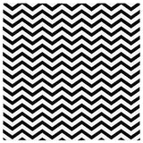 Black Lodge Pattern Bandanas, 24in, Twin Chevron Zigzag Peaks Op Art-Polyester jersey knit 24 inch square bandana, kerchief, handkerchief, hanky, neckerchief, do-rag, facemask, headscarf, babushka, hankey. Custom made. Retro vintage style wizard star pattern. Twin lodge pattern zigzag peaks black and white classic surreal mystery suspense opart design. Horizontal or diagonal stripes.-Horizontal-