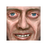 Bedroom Eyes Buscemi Pinback Buttons - Funny Weird Meme Face Pin-High quality scratch and UV resistant mylar and metal pinback badge. 1.25, 2.25 or 3 inches. Ships in 3-5 business days from within the US. -2 inch Square Button-