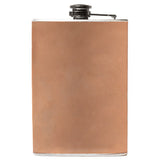 -Creepy Cage Face Flask - Brand New 8oz stainless steel flask with easy closure screw cap lid with meme artwork on waterproof vinyl that fully wraps around the flask. Measures 5.5" tall and 3.75" wide and holds eight shots. Choice of just the flask, flask & stainless steel funnel or with gift box containing stainless steel funnel shot glasses, -