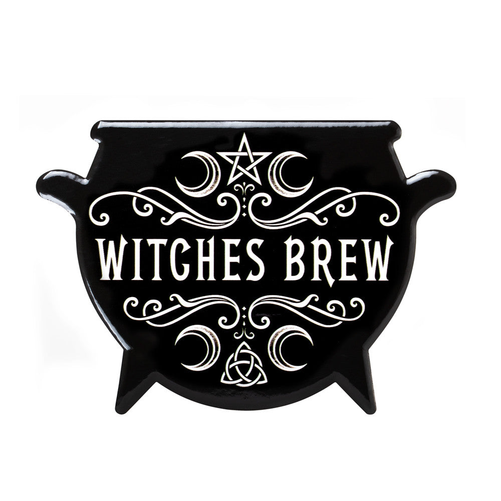 -A vampiric classics... resurrected for your beverage needs. High quality, cauldron shaped ceramic coaster with non-slip cork back and unique Alchemy artwork. Heat proof and scratch resistant. Ships from the USA. funny witch witches wicca witchcraft samhain halloween CC27 coffee tea solstice xmas gift gothic home decor-