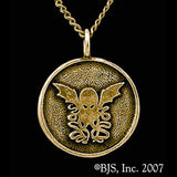-14k Gold-14" Rhodium Plated Chain-Antiqued Finish (as shown)-