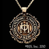 -Yellow Bronze-Standard Finish-24" Rhodium Plated Chain-