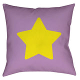-Soft Purple-14 x 14 inches-Sewn (no zipper)-