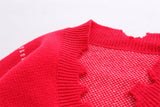 -Unique distressed vintage style college letter sweater / sweatshirt. Cut, chopped, stitched with irregular hem and rough v-neck. Free shipping. Retro vintage antique style embroidered school sweater longsleeve pullover jumper winter fall autumn fashion unisex mens womens thrift punk pre-distressed ripped torn -
