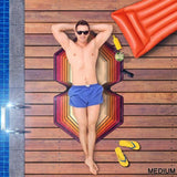 -Uniquely shaped beach towel made from a soft microfiber quick dry material with high definition printing. Retro cool S stussy mystery pattern drawing 90s kids 1990s nineties 80s eighties 1980s 70s seventies 1970s childhood memes skater hip viral memory weird awesome rad unusual weird weirdest pool summer swimming bath-