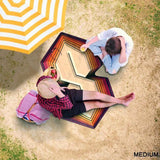 -Uniquely shaped beach towel made from a soft microfiber quick dry material with high definition printing. Retro cool S stussy mystery pattern drawing 90s kids 1990s nineties 80s eighties 1980s 70s seventies 1970s childhood memes skater hip viral memory weird awesome rad unusual weird weirdest pool summer swimming bath-