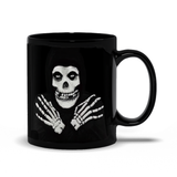 -Premium quality black mug in your choice of 11oz or 15oz. High quality, durable ceramic. Microwave safe, hand washing recommended to help prevent fading. Made-to-order and shipped from USA.

Classic horror serial villain fiend creepy punk rock skeleton coffee cup mug halloween icon skull misfits gift black crimson red -11oz-Black-706547492635