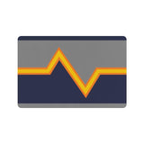 Volt Line Doormat - Retro Home Decor-High quality 23.6 x 15.7in (60x40cm) doormat / floor mat. Professionally printed, durable & colorfast non-woven polyester fiber top, non-slip bottom. Indoor / outdoor use. Free Shipping Worldwide. Retro Volt Line doormat. Skating / arcade 1980s 80s eighties and 1990s nineties 90s inspired kitsch design. Home decor gift.-
