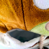 -Super cute soft stitched plush pillow featuring Dopey from Snow White and the 7 Dwarfs tucked in bed and reading a storybook with hidden pocket holding his attached stuffed teddy bear.High quality, 30cm/12.6in. Imported, Free shipping Disney sleepy goodnight kids pillow throw cushion snuggle toy bedding gift for child-