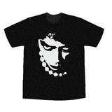 -Black, mens / unisex short sleeve graphic tee. See size chart below. Free shipping from abroad. These shirts typically arrive in 2-3 weeks. Goth gothic punk classic rock musical rocky furter horror comedy music tim curry face with pearls funny retro streetwear alternative fashion 90s 1990s nineties VHS stage -Black-XS-