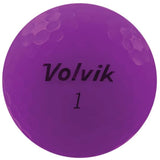 Volvik Vivid Matte EZ Find Golf Balls, 1 Dozen, UV High Visibility USA-12 pack of Volvik VIVID Matte Golf Balls in your choice of color. Known for their patented high visibility finish-easy to follow and find. Larger dual core for lower driver spin/increased distance and higher wedge spin to help stop on the greens. UV protection for color. Gifts for him dad golfer golfing, Fathers Day-Matte Purple-