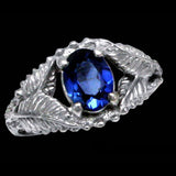 -Rivendell (lab Sapphire)-4 US-Sterling Silver-