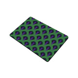 -High quality 23.6 x 15.7in (60x40cm) doormat / floor mat. Professionally printed, durable & colorfast non-woven polyester fiber top, non-slip bottom. Indoor / outdoor use. Free Shipping Worldwide. Unique classic retro horror hotel room 237 carpet pattern doormat. Great gothic housewarming gift. Blue, green and purple.-