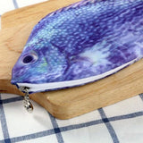 Realistic 3D Fish Pouch Coin Purse Makeup Bag Case, Weird Funny Creepy-