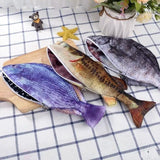 Realistic 3D Fish Pouch Coin Purse Makeup Bag Case, Weird Funny Creepy-