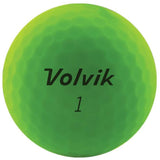 Volvik Vivid Matte EZ Find Golf Balls, 1 Dozen, UV High Visibility USA-12 pack of Volvik VIVID Matte Golf Balls in your choice of color. Known for their patented high visibility finish-easy to follow and find. Larger dual core for lower driver spin/increased distance and higher wedge spin to help stop on the greens. UV protection for color. Gifts for him dad golfer golfing, Fathers Day-Matte Green-