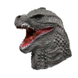 -High quality latex over-the-head mask. One size fits most. Free shipping from abroad with average delivery to the USA in about 2-3 weeks. Classic sci-fi science fiction gojira kaiju monster dinosaur dragon halloween costume cosplay mask guardian reptile daikaiju ultra attack disaster kong vs rubber scales-