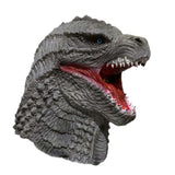-High quality latex over-the-head mask. One size fits most. Free shipping from abroad with average delivery to the USA in about 2-3 weeks. Classic sci-fi science fiction gojira kaiju monster dinosaur dragon halloween costume cosplay mask guardian reptile daikaiju ultra attack disaster kong vs rubber scales-
