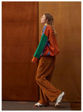 -High quality polyester and acrylic wool knit sweater. One size, see measurements. Free shipping from abroad. women's unisex oversize boyfriend sweater artsy abstract cartoon dog color block fashion jumper dogger doggy puppy pupper harajuku pullover unusual strange y2k alternative style on trend -