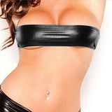 -Shiny, stretchy and strapless micro band tube top. See size chart in images.Free shipping from abroad with average delivery to the USA in 2-3 weeks. Large Unisex Women's Juniors Summer Fashion Sexy Mini Band Tubetop Clubwear Nightclub Rave Club Dancing Costume Stretch MIcro Bikini Top Camisole Small Medium Large XL-Black-S-