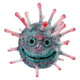 Virally Infected Mask-High quality latex over-the-head mask. One size fits most. Free shipping. Viral infection screaming human halloween medical horror costume cosplay true nightmare pandemic virus pro-science anti-stupidity protest march video stage prop mask-02-